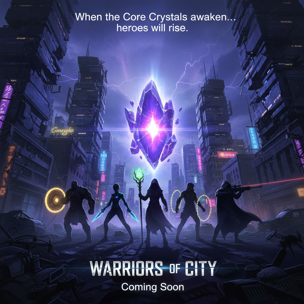 WOCI Warriors of City - When the Core Crystals awaken, heroes will rise